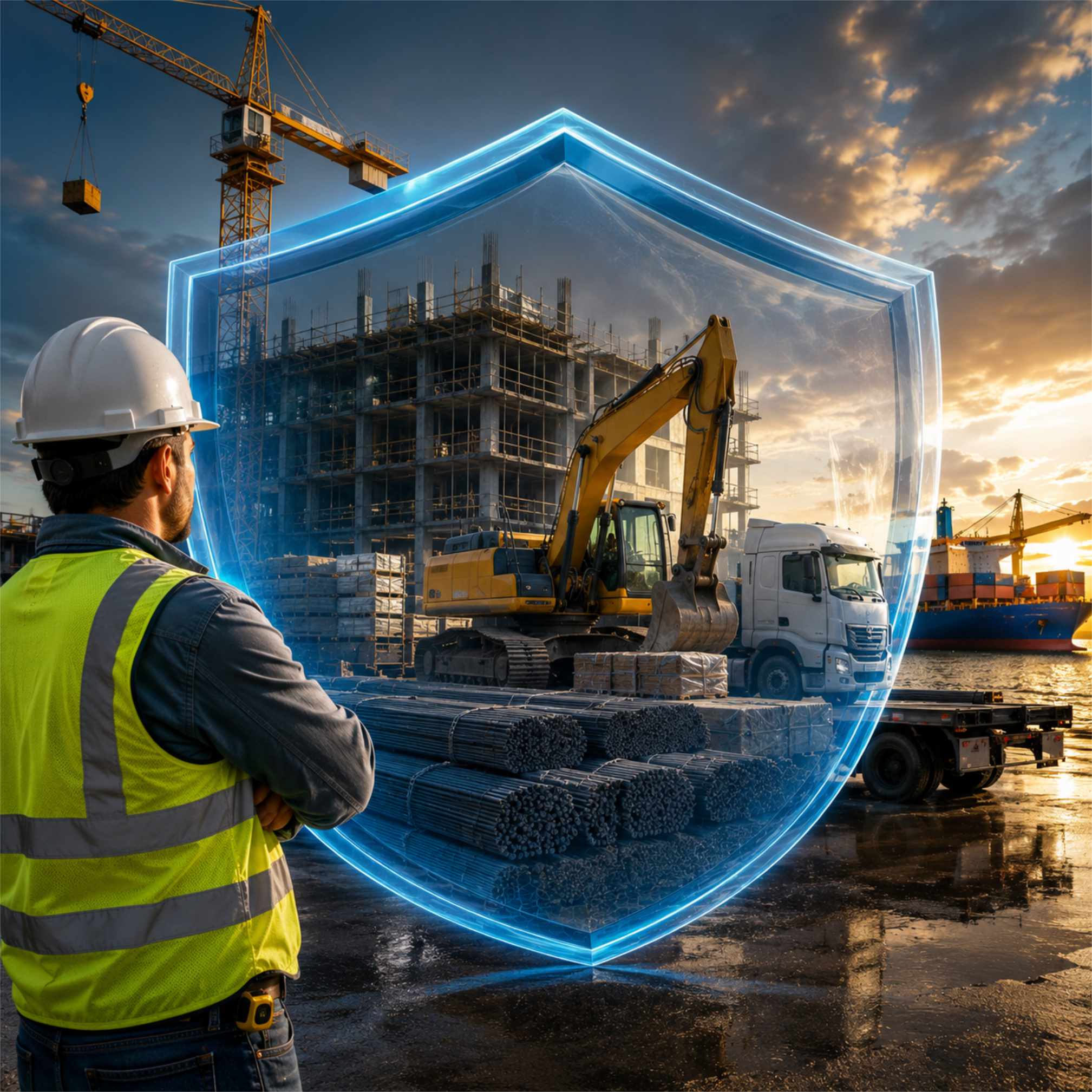 Contractor equipment representing how inland marine insurance follows tools between jobsites.