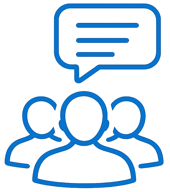 Customer support and insurance consultation icon representing personalized service and expert guidance